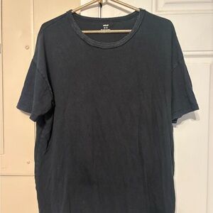 Aerie Distressed Black T-Shirt